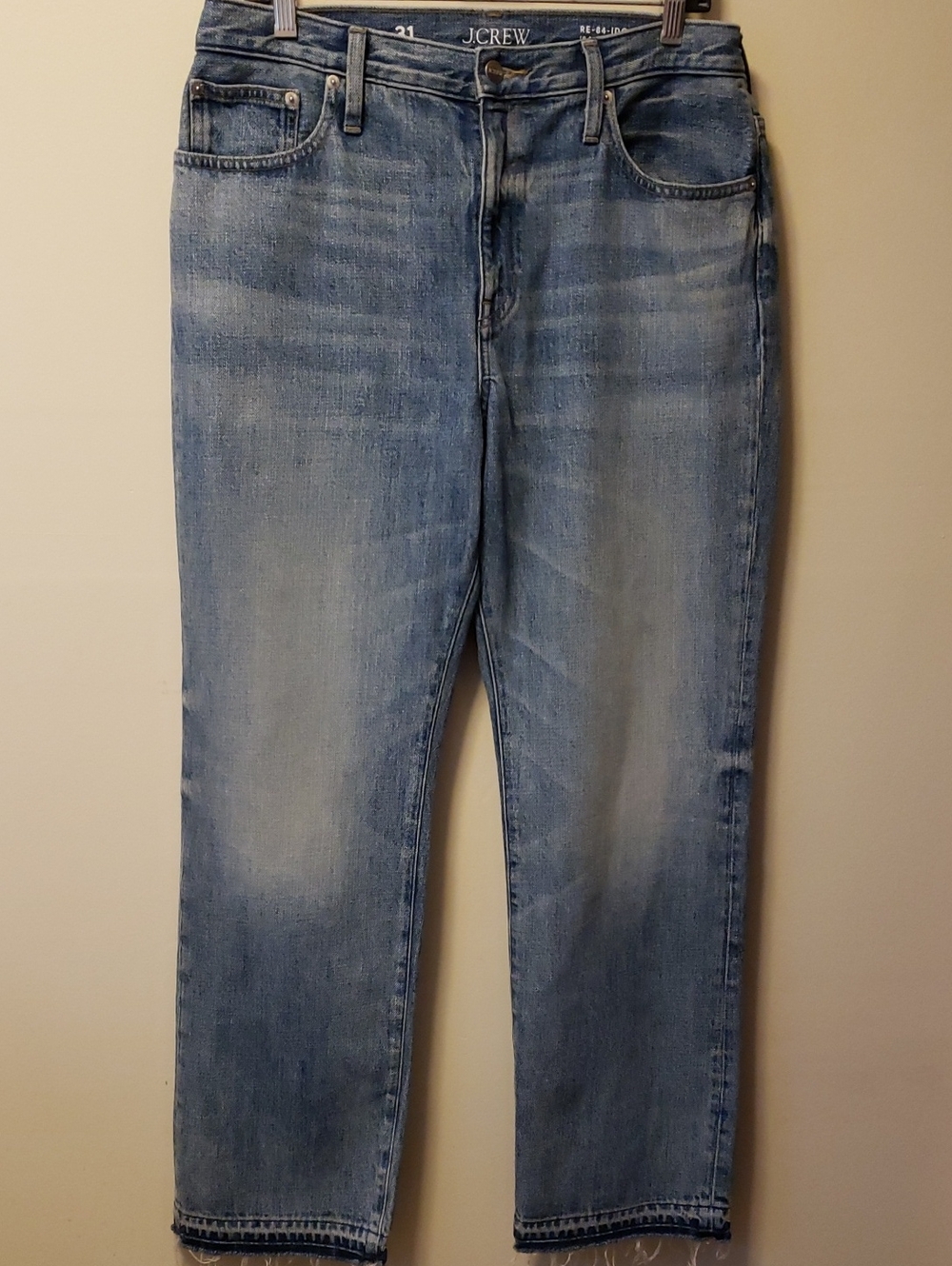 J. Crew Men’s Mid Blue 84 Straight Jeans *altered